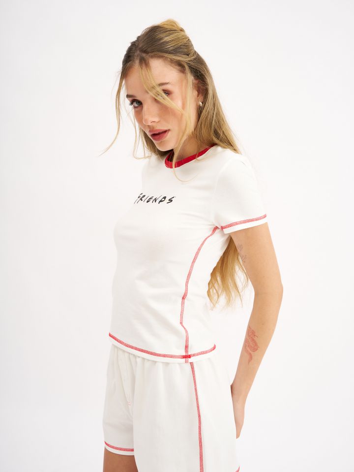 סט פיג׳מה קצר חברים