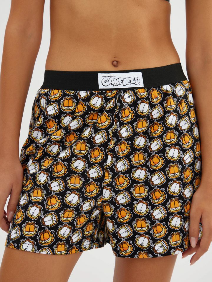 מכנסי בוקסר קצרים גארפילד
