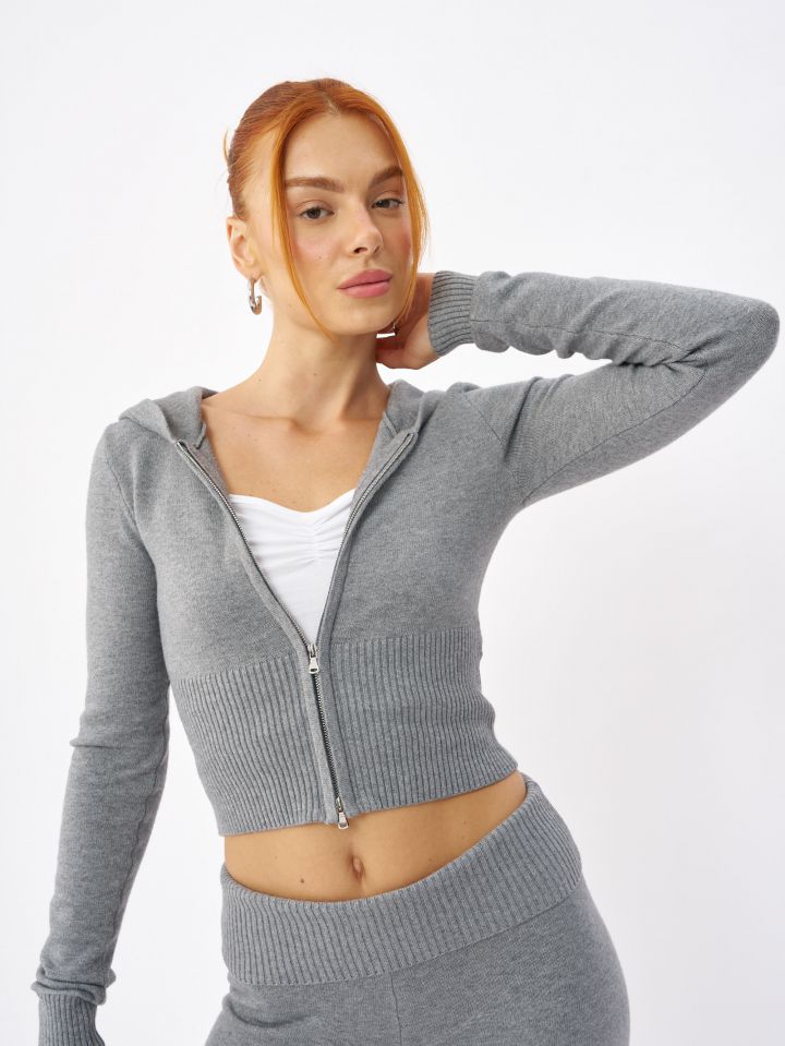 קפוצ׳ון סריג עם רוכסן