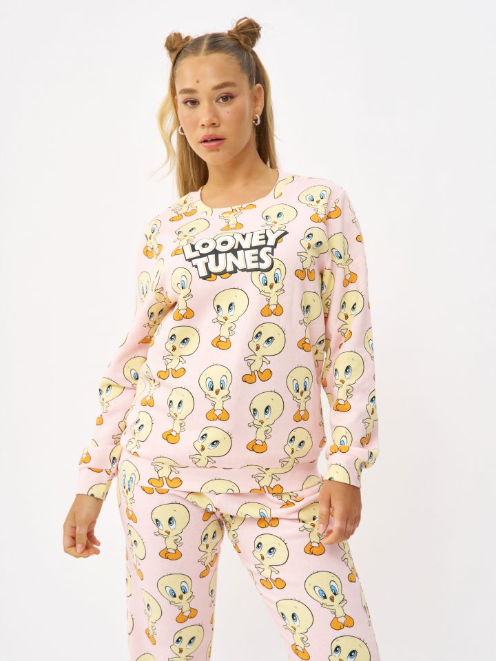 סט פיג’מה ארוך לוני טונס