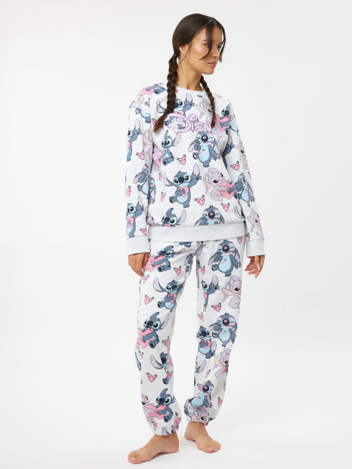 סט פיג׳מה פוטר ארוך סטיץ׳