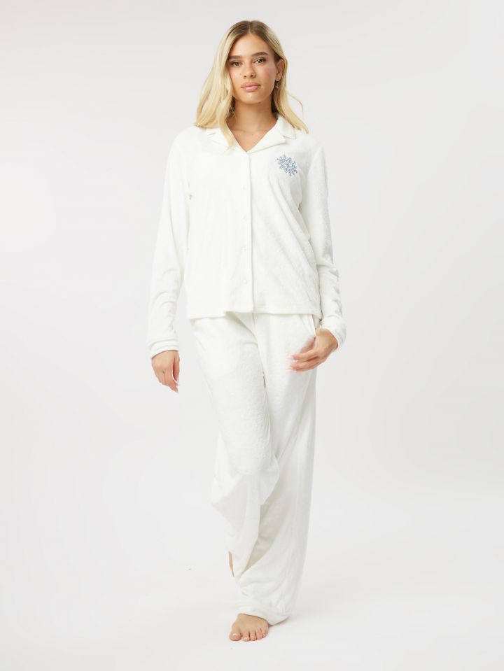 סט פיג׳מה קטיפה סנופלייק