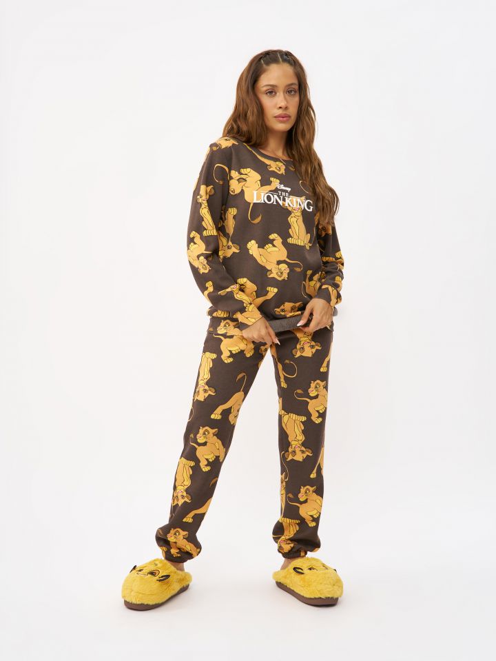 סט פיג׳מה ארוך מלך האריות