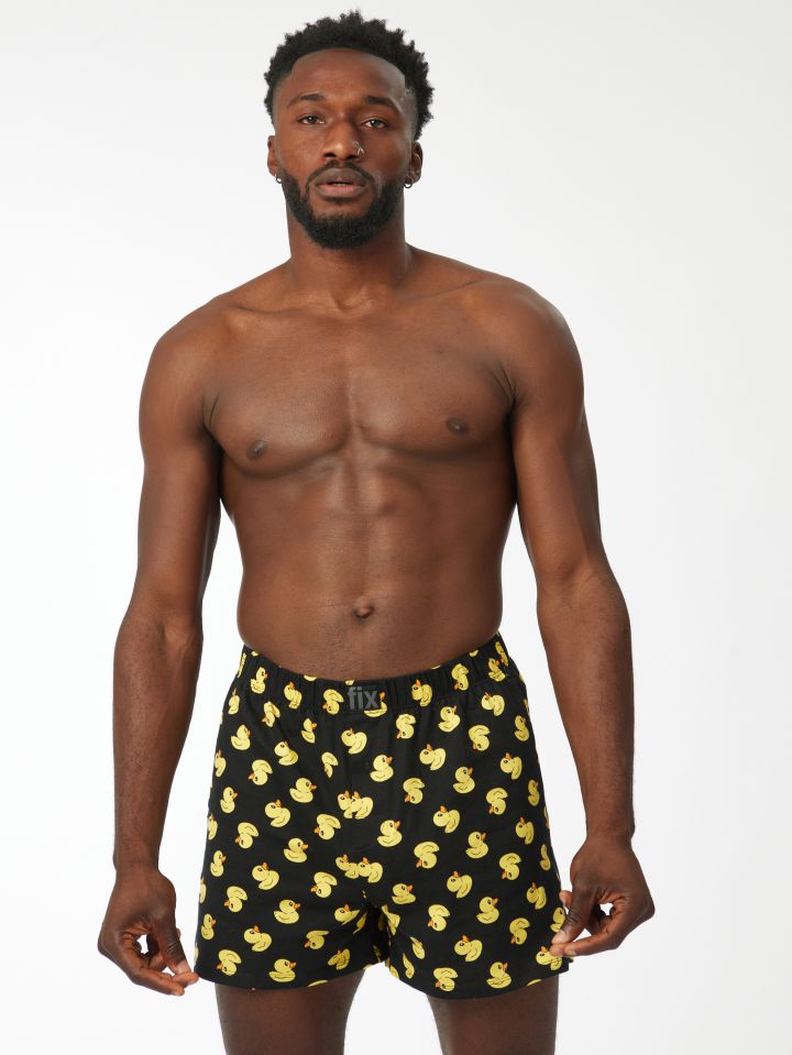 תחתוני בוקסר רחבים ברווזים