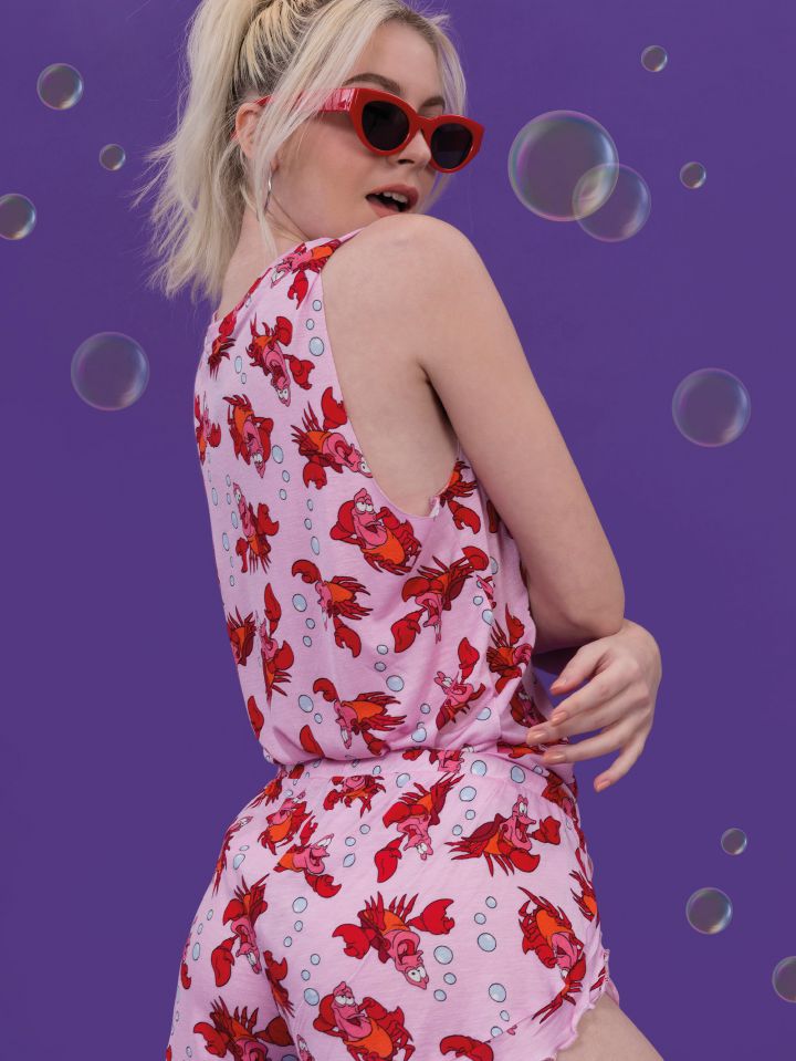 סט פיג’מה ללא שרוולים LIL MERMAID