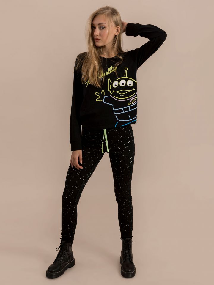 סט פיג’מה ארוך צעצוע של סיפור SPACE GRL