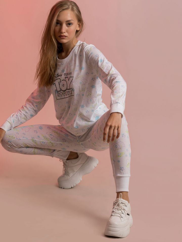 סט פיג’מה ארוך צעצוע של סיפור SPACE GRL