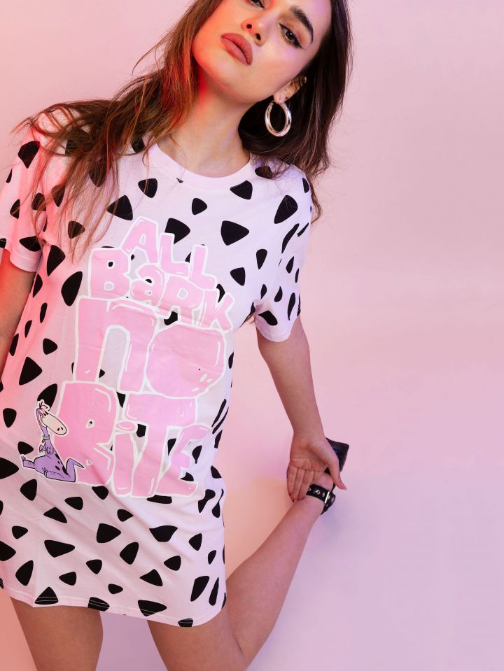 חולצת ביג טי משפחת פלינסטון JUNGLE RAVE