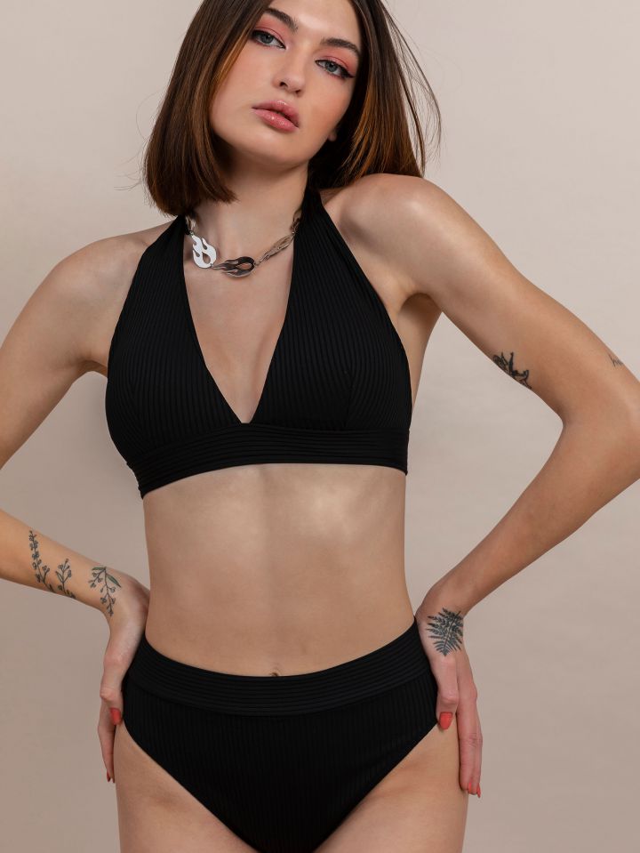 ביקיני טופ מחשוף עמוק SWIM