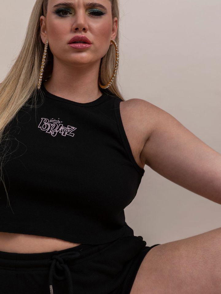 גופיית קרופ לוגו BRATZ X FIX