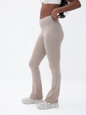 מכנסי פלייר כותנה לייקרה