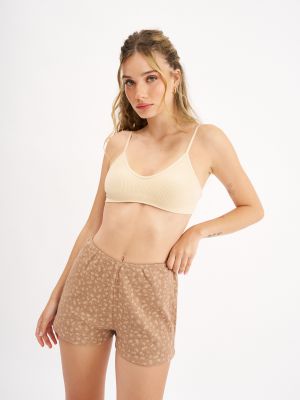 מכנסון בוקסר וופל פרחוני