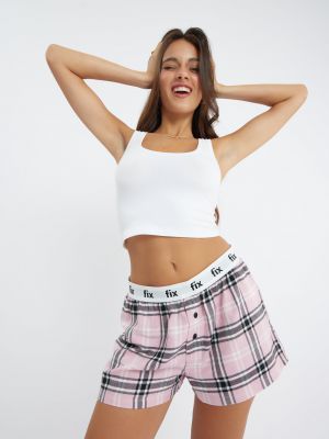 מכנסון בוקסר פלנל משבצות