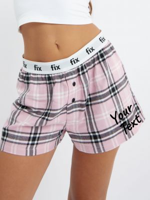 מכנסון בוקסר פלנל משבצות