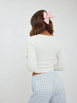 סט פיג׳מה קרדיגן ריב