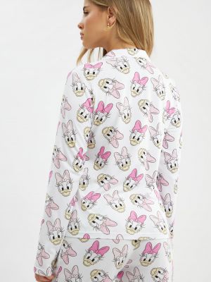 סט פיג׳מה מכופתרת דייזי דאק