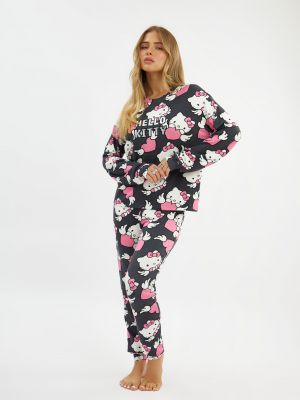 סט פיג׳מה ארוך הלו קיטי