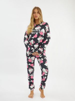 סט פיג׳מה ארוך הלו קיטי