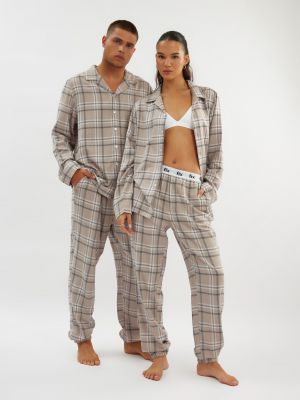 מכנסי בוקסר ארוכים פלנל יוניסקס