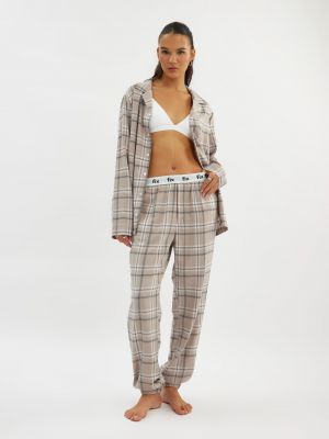 מכנסי בוקסר ארוכים פלנל יוניסקס