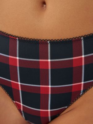 תחתוני חוטיני מיקרו משבצות