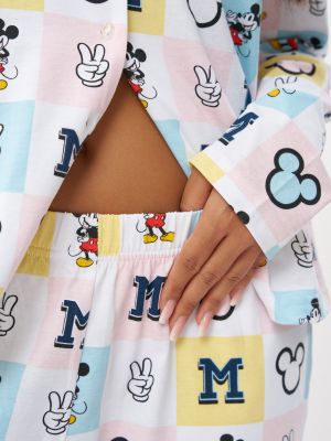 סט פיג’מה מכופתרת מיקי מאוס