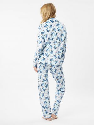 סט פיג׳מה מכופתרת סטיץ׳