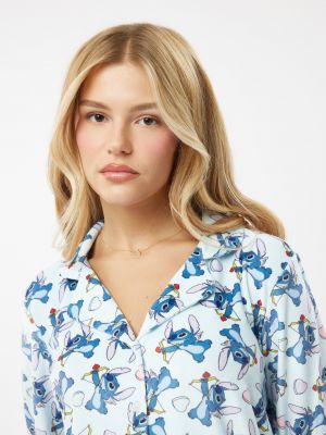 סט פיג׳מה מכופתרת סטיץ׳