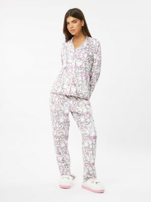 סט פיג׳מה מכופתרת מארי