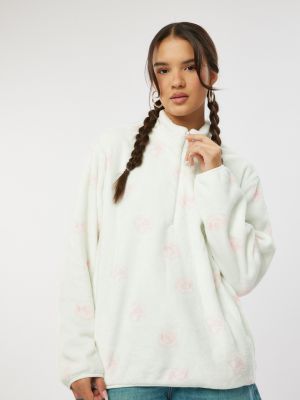 סווטשירט פליז פרחים