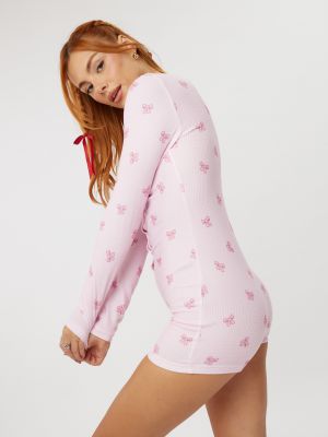 אוברול רומפר ארוך פפיונים