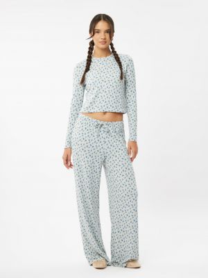 סט פיג׳מה פרחוני