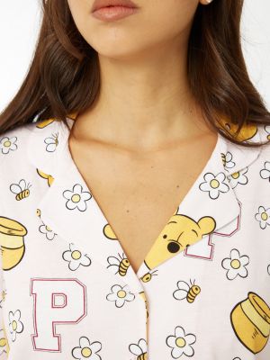 סט פיג׳מה מכופתרת פו הדב