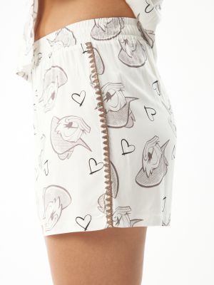 סט פיג׳מה מכופתרת דייזי דאק