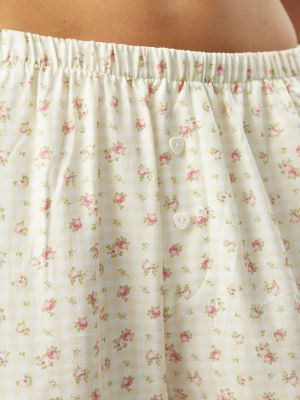 מכנסי בוקסר ארוכים פרחים