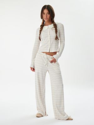 סט פיג׳מה ארוך קרדיגן