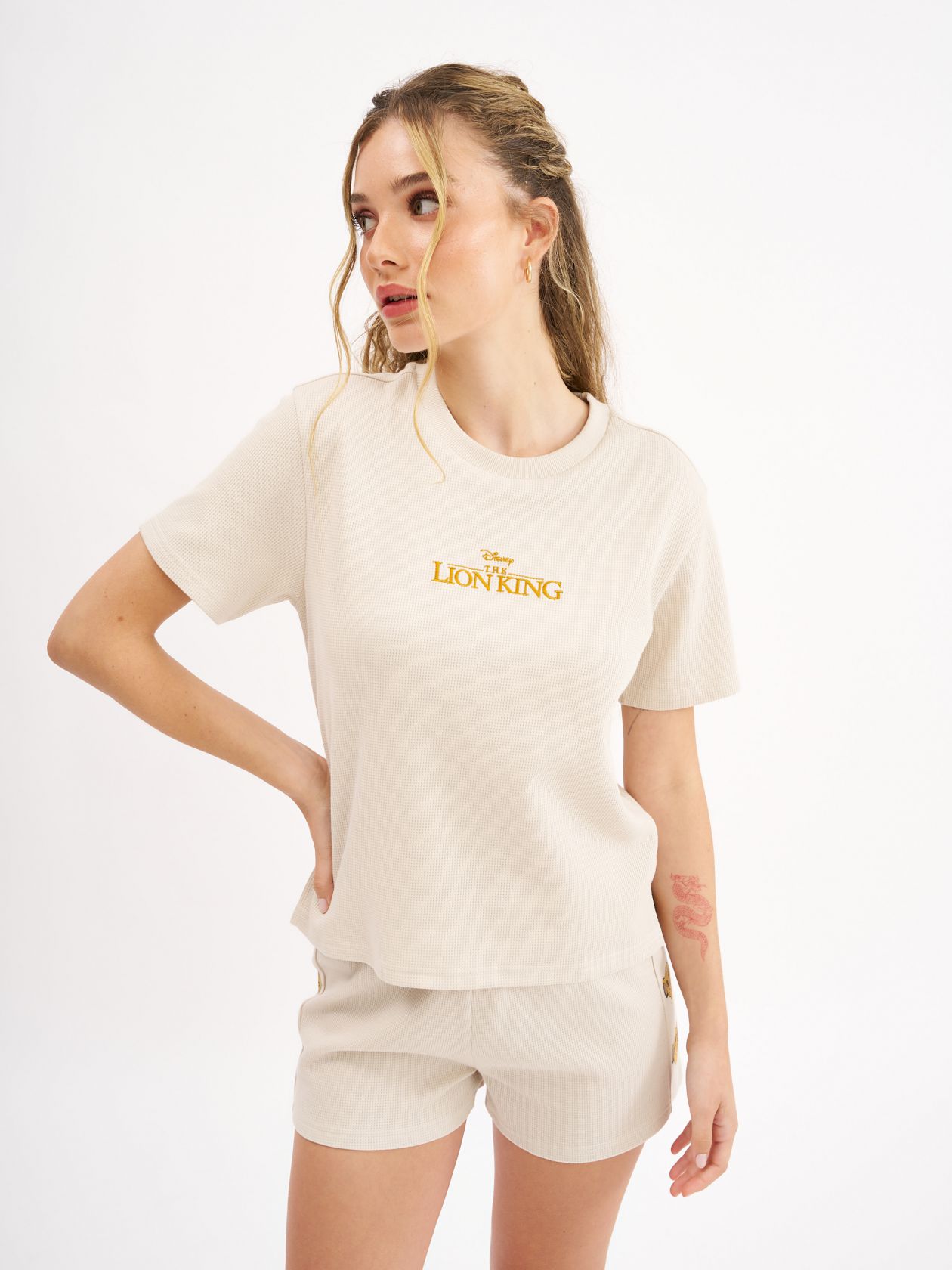 סט פיג׳מה וופל מלך האריות