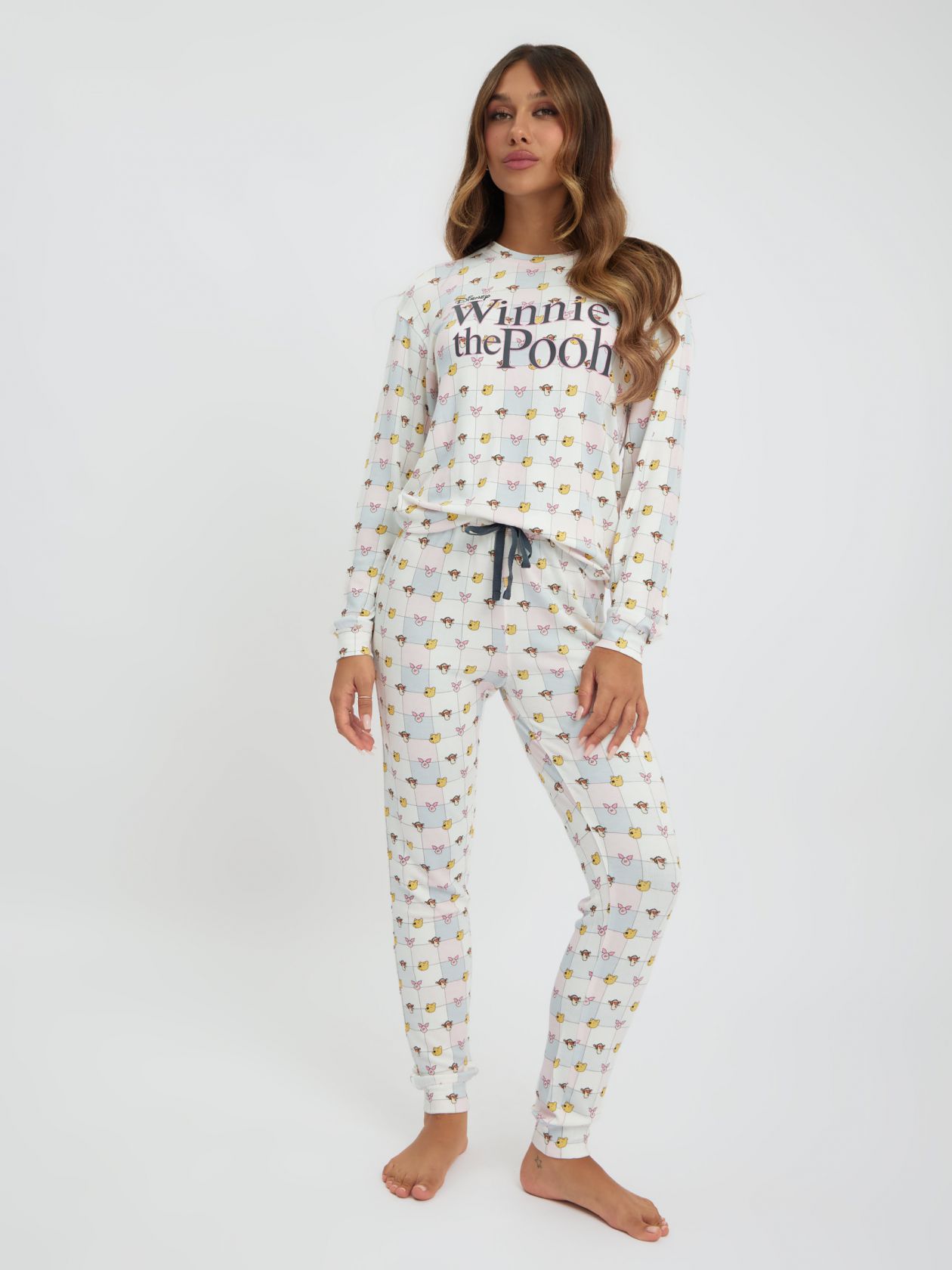 סט פיג׳מה ארוך פו הדב