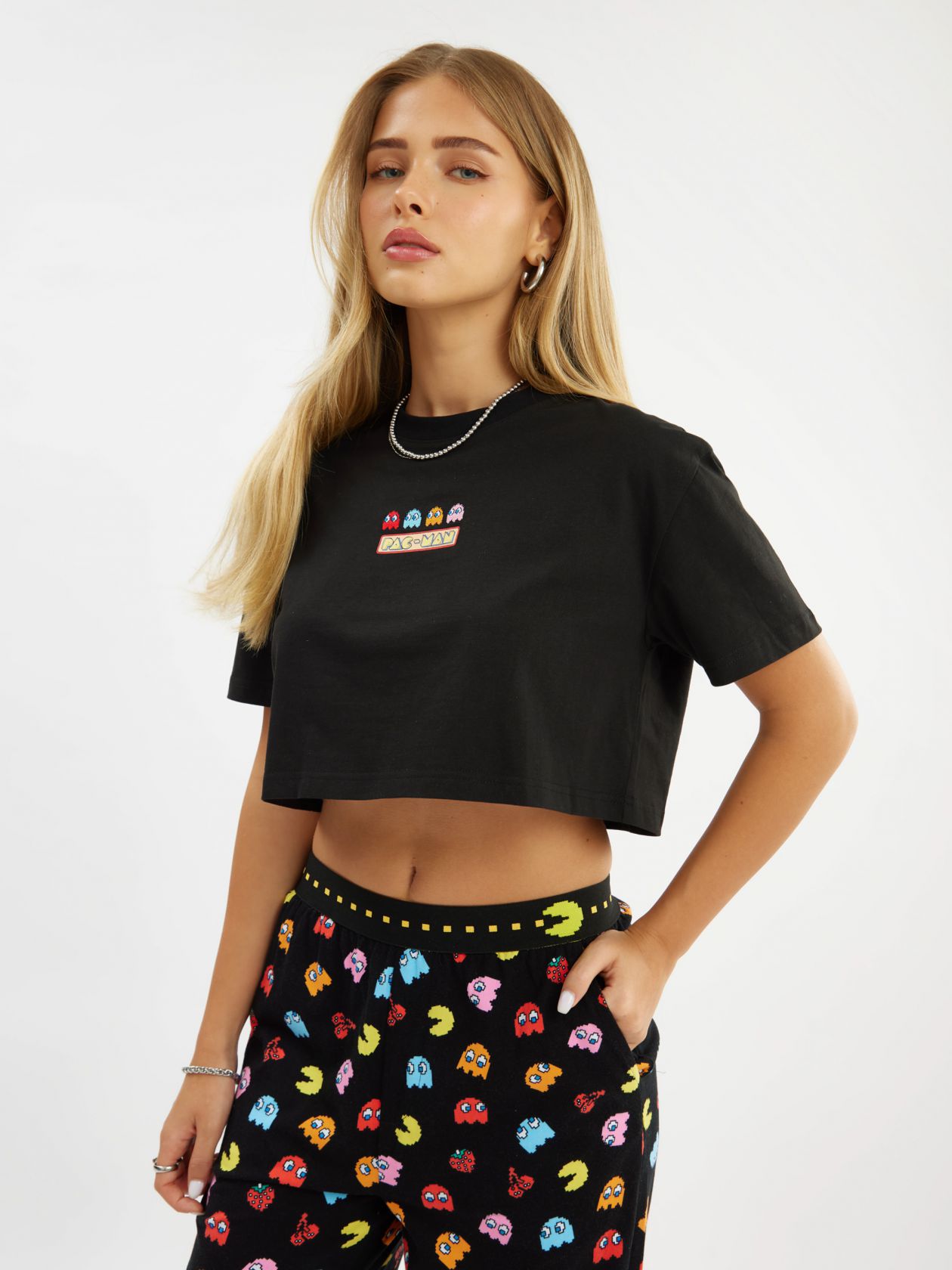 טישרט קרופ פאקמן