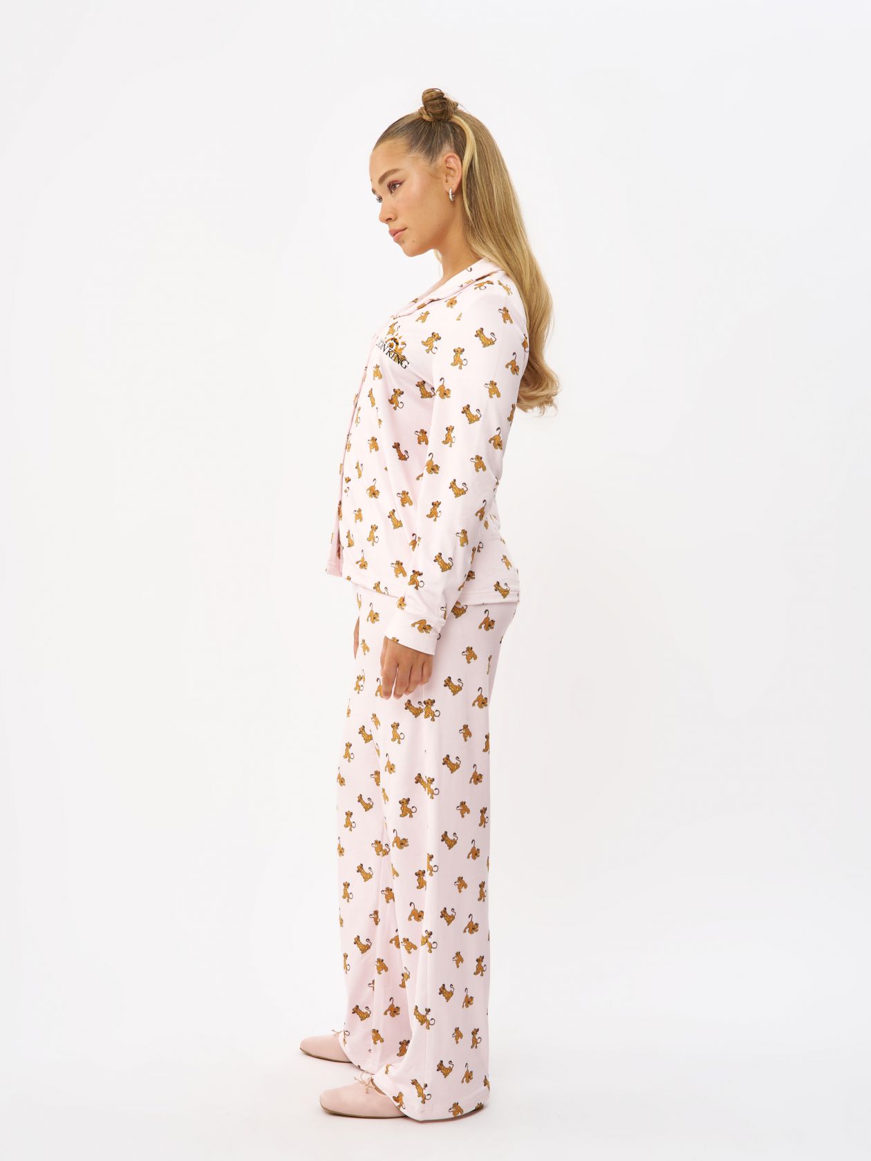 סט פיג׳מה קטיפה מלך האריות