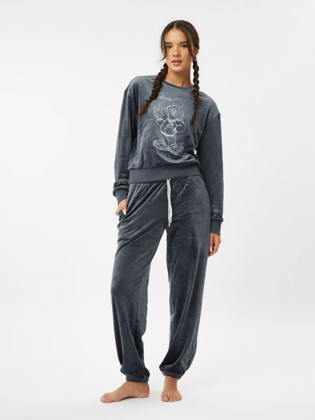 סט פיג׳מה קטיפה מיקי מאוס