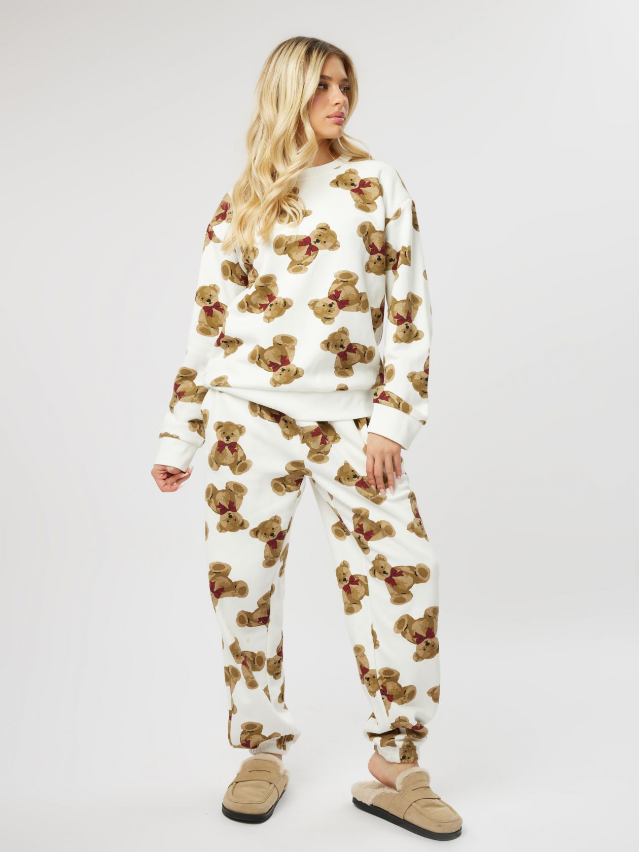 סט פיג׳מה יוניסקס פוטר ארוך דובי