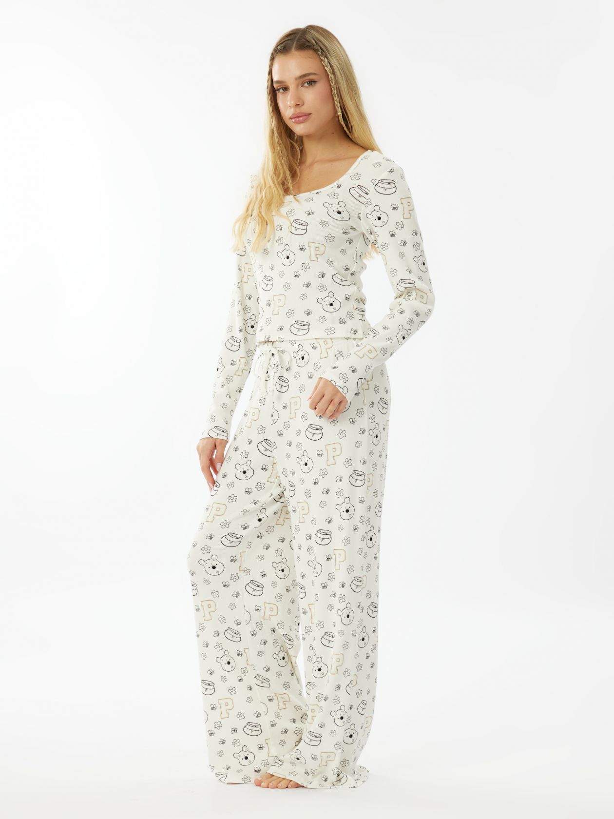 סט פיג׳מה ריב פו הדב