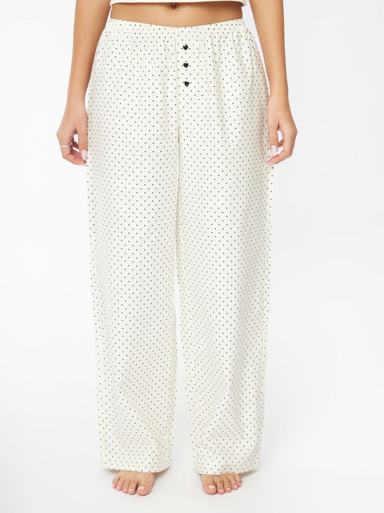 מכנסי כותנה ארוכים