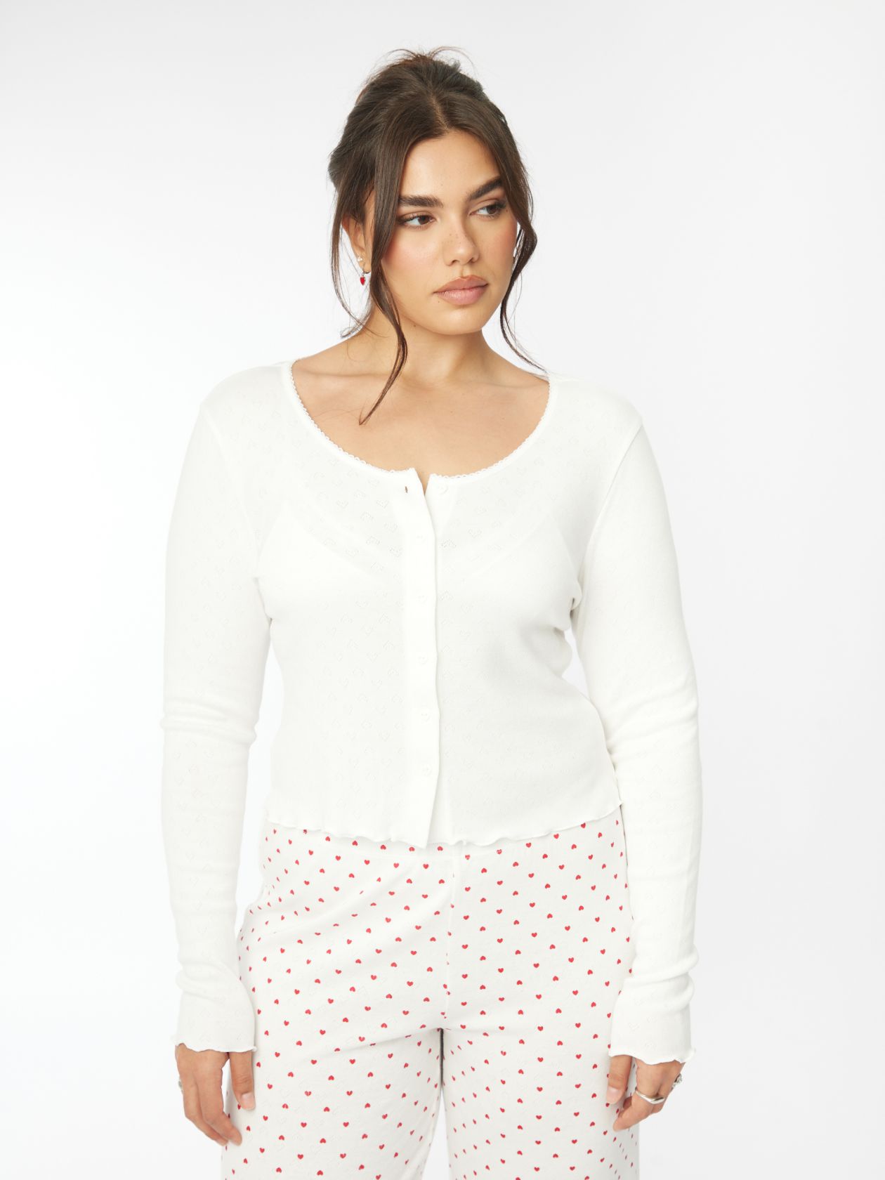 קרדיגן מכופתרת פוינטל