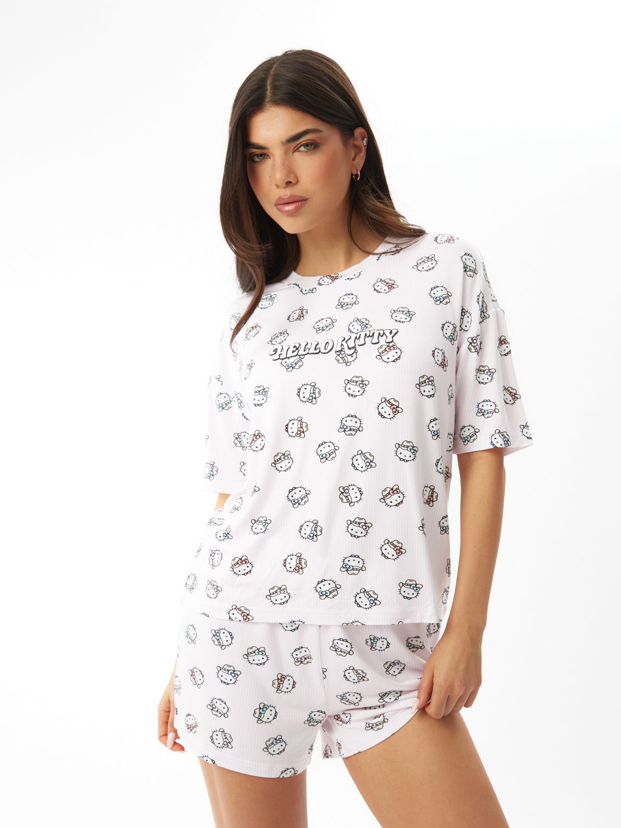 סט פיג׳מה קצר קיטי