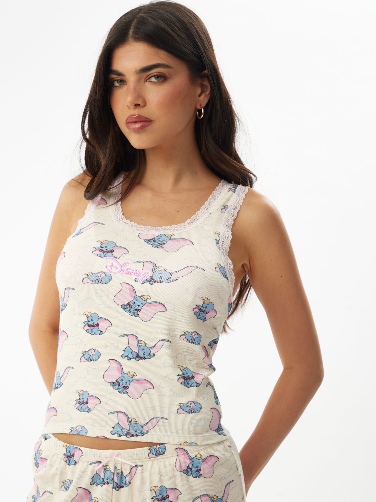 סט פיג׳מה גופייה ריב דמבו