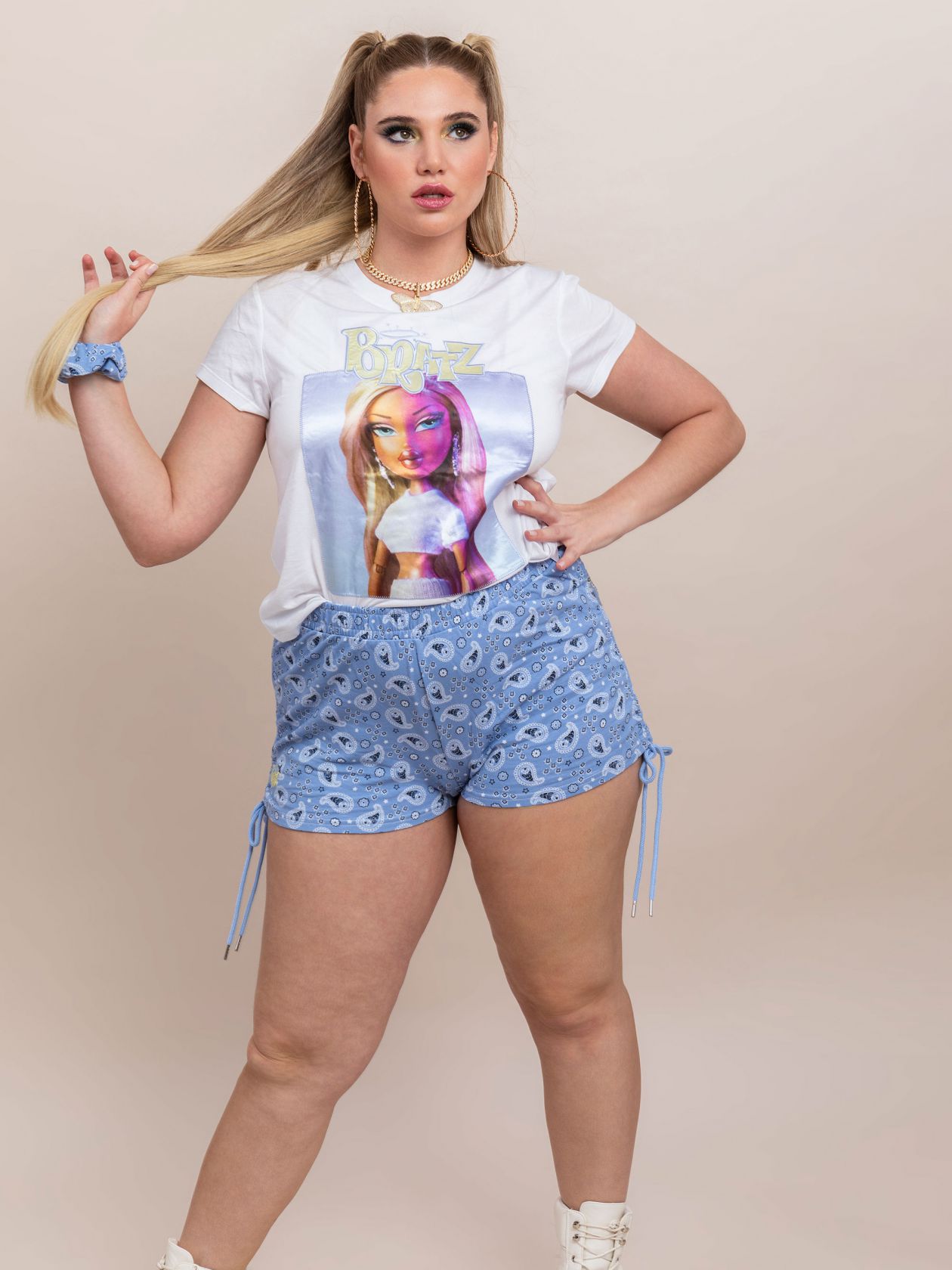 סט פיג’מה סקראנצ’י BRATZ X FIX