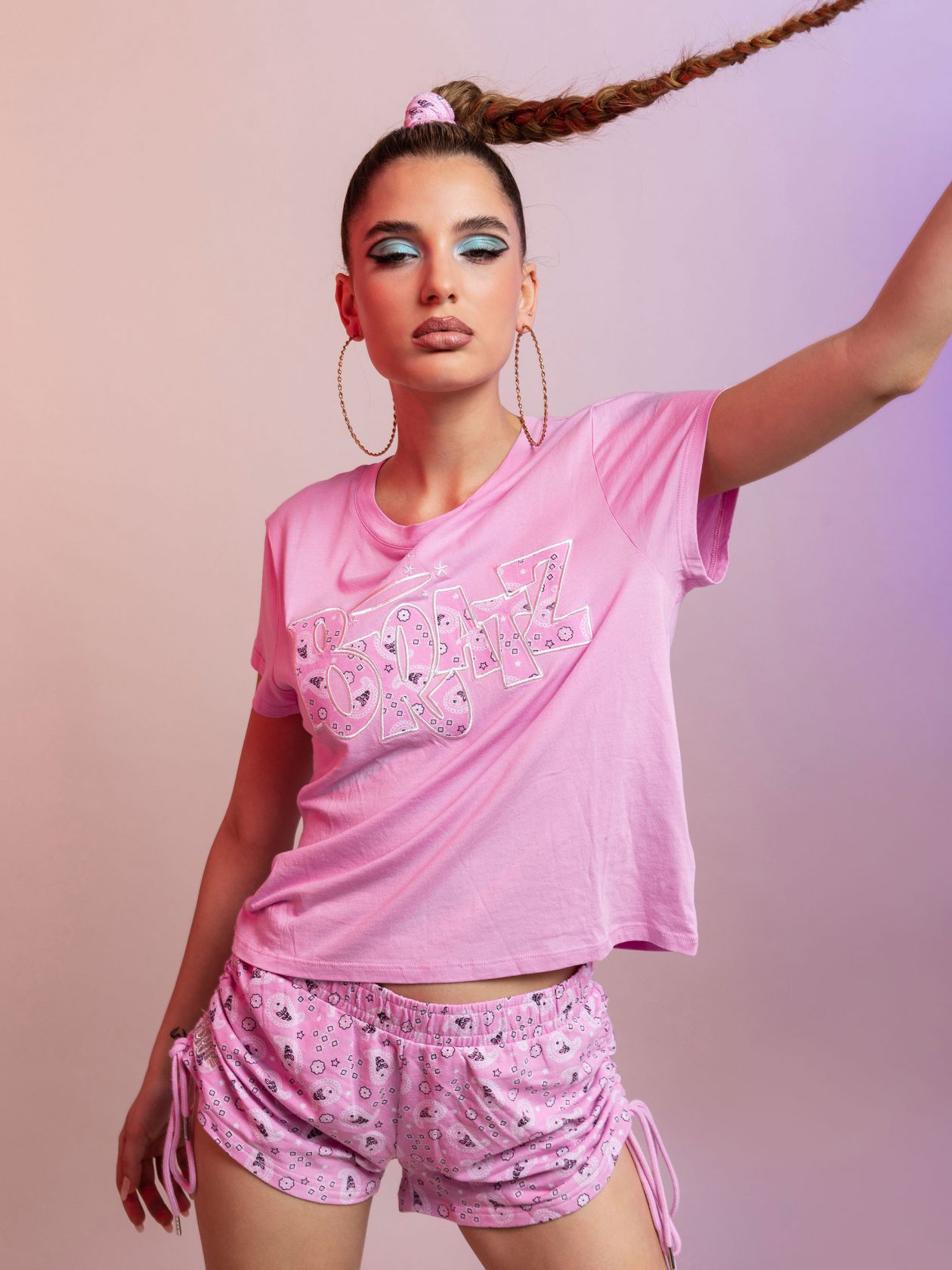 סט פיג’מה סקראנצ’י BRATZ X FIX