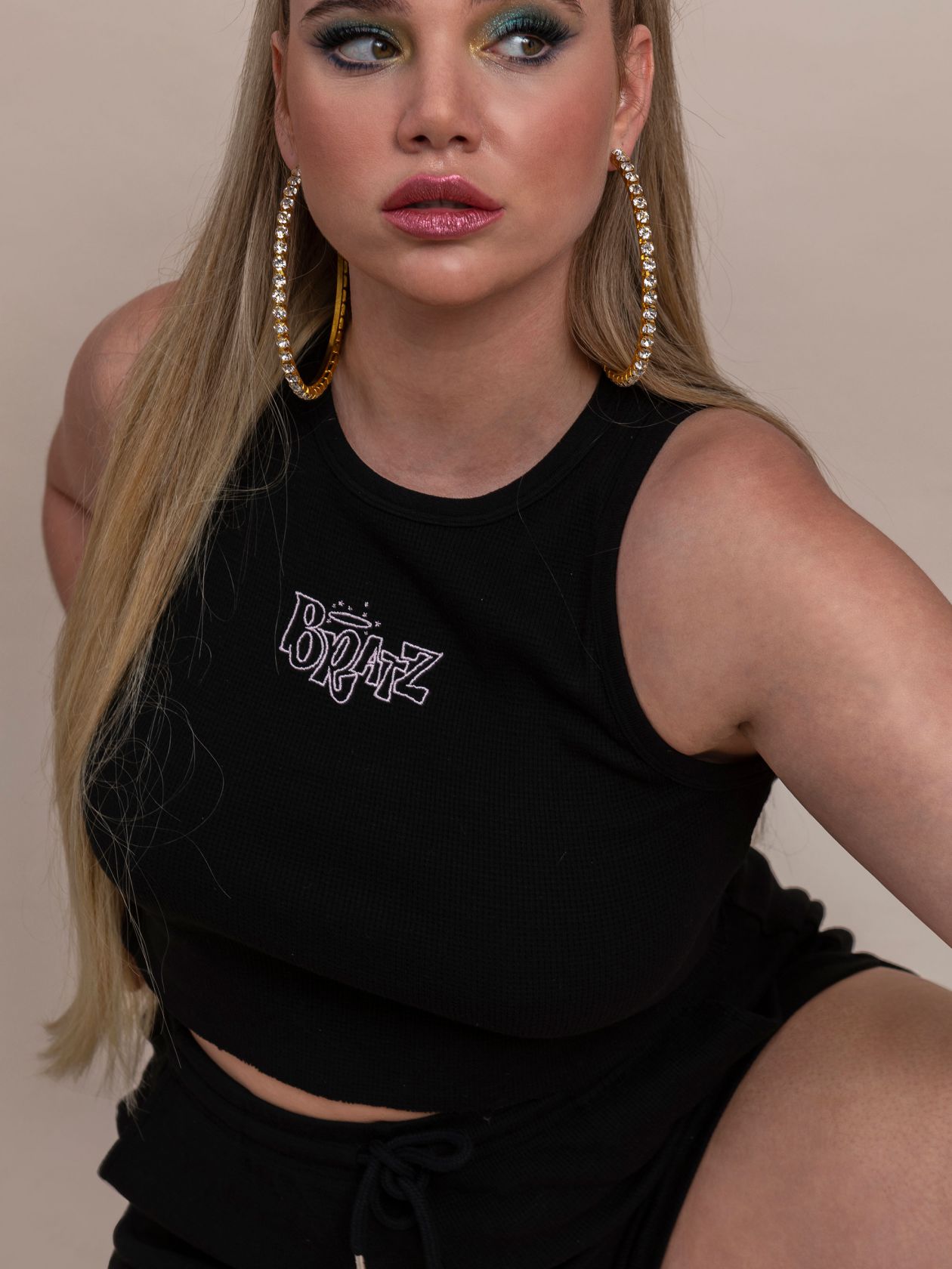 גופיית קרופ לוגו BRATZ X FIX